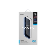Kính Cường Lực Chống Bám Vân Tay UNIQ OPTIX COVEX MATTE Cho iPhone 18 Pro/ 18 Pro Max Thích Hợp Cho Game Thủ