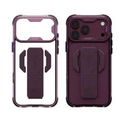 Ốp Lưng SKINARMA HELIO CE Cho iPhone 18 Pro/ 18 Pro Max/ 17 Pro/ 17 Pro Max Sạc Không Dây Mag-Charge Chân Đế Tích Hợp