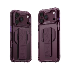 Ốp Lưng SKINARMA HELIO CE Cho iPhone 18 Pro/ 18 Pro Max/ 17 Pro/ 17 Pro Max Sạc Không Dây Mag-Charge Chân Đế Tích Hợp