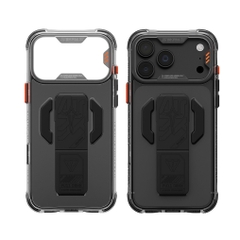 Ốp Lưng SKINARMA HELIO CE Cho iPhone 18 Pro/ 18 Pro Max/ 17 Pro/ 17 Pro Max Sạc Không Dây Mag-Charge Chân Đế Tích Hợp