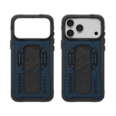 Ốp Lưng SKINARMA PHANTOM Cho iPhone 18 Pro/ 18 Pro Max/ 17 Pro/ 17 Pro Max Mặt Lưng Da PU Chân Đế Tích Hợp Kèm Móc Đeo