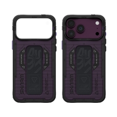 Ốp Lưng SKINARMA PHANTOM Cho iPhone 18 Pro/ 18 Pro Max/ 17 Pro/ 17 Pro Max Mặt Lưng Da PU Chân Đế Tích Hợp Kèm Móc Đeo