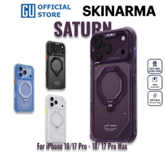 Ốp Lưng SKINARMA SATURN Cho iPhone 18 Pro/ 18 Pro Max/ 17 Pro/ 17 Pro Max Lưng Nhám Chống Bẩn Khung Bảo Vệ Camera Rời