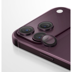 Kính Bảo Vệ Lens Camera UNIQ OPTIX ALUGUARD Cho iPhone 18 Pro/ 18 Pro Max Viền Hợp Kim Nhôm Kính Cường Lực Công Nghệ DX2