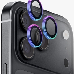 Kính Bảo Vệ Lens Camera UNIQ OPTIX ALUGUARD Cho iPhone 18 Pro/ 18 Pro Max Viền Hợp Kim Nhôm Kính Cường Lực Công Nghệ DX2