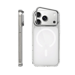 Ốp Lưng MIPOW IRONBULL Tempered Glass StandX Transparent Cho iPhone 18 Pro/ 18 Pro Max/ 17 Pro/ 17 Pro Max Trong Suốt