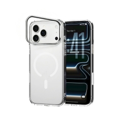 Ốp Lưng MIPOW IRONBULL Tempered Glass StandX Transparent Cho iPhone 18 Pro/ 18 Pro Max/ 17 Pro/ 17 Pro Max Trong Suốt