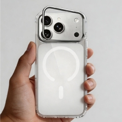 Ốp Lưng MIPOW IRONBULL Tempered Glass StandX Transparent Cho iPhone 18 Pro/ 18 Pro Max/ 17 Pro/ 17 Pro Max Trong Suốt