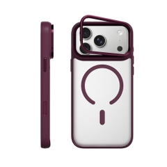 Ốp Lưng MIPOW IRONBULL MATTEX Camera Stand Cho iPhone 18 Pro/ 18 Pro Max/ 17 Pro/ 17 Pro Max Tích Hợp Chân Đế Nhôm