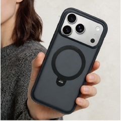 Ốp lưng MIPOW IRONBULL AirEX Stand Cho iPhone 18 Pro/ 18 Pro Max/ 17 Pro/ 17 Pro Max Tích Hợp MagCharge