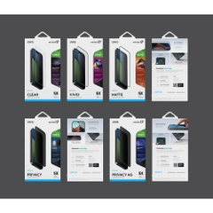 Kính Cường Lực Cho iPhone 17/ 17 Air/ 17 Pro/ 17 Pro Max UNIQ OPTIX COVEX CLEAR Viền Trong Bảo Vệ Hoàn Hảo Cảm Ứng Mượt