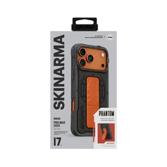 Ốp Lưng Cho iPhone 17 Pro/ 17 Pro Max SKINARMA PHANTOM Mag-Charge Grip-Stand Tích Hợp Vòng Sạc Không Dây Chân Đế Móc Tay