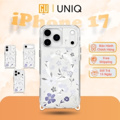 Ốp Lưng UNIQ COEHL AMARA Cho Iphone 17/ 17 Air/ 17 Pro/ 17 Pro Max Lấy Cảm Hứng Từ Nụ Hoa Tử Đinh Hương Đính Pha Lê 3D