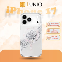 Ốp Lưng UNIQ COEHL CRYSTELLE Cho iPhone 17 Pro Max Lấp Lánh Pha Lê Và Ánh Sáng Ngọc Trai Vỏ Sò Hỗ Trợ Sạc Không Dây