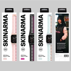 Dây Đồng Hồ Apple Watch SKINARMA GEMINI Size 42 | 41 | 40mm Phối 2 Tông Màu Nổi Bật Khóa Nam Châm Liền Mạch