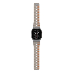 Dây Đồng Hồ Apple Watch SKINARMA GEMINI Size 49 | 46 | 45 | 44mm Phối 2 Tông Màu Nổi Bật Khóa Nam Châm Liền Mạch