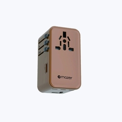 Củ Sạc Du Lịch MAZER Infinite Travel PD160W GaN3 Pro 03xUSB-C 01xUSB-A Sử Dụng Được Trên 224 Quốc Gia