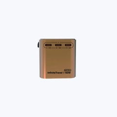Củ Sạc Du Lịch MAZER Infinite Travel PD160W GaN3 Pro 03xUSB-C 01xUSB-A Sử Dụng Được Trên 224 Quốc Gia