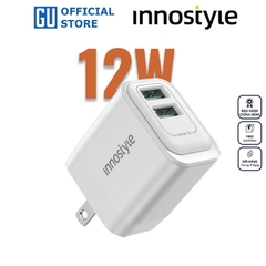 Sạc INNOSTYLE MINIGO II Smart Charger 12W USB-A x 02 (Version 2)