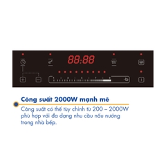 PIND-T39/B Bếp điện từ đơn Korea King ( 220 V/ 50 Hz, 2000 W ) - Hàng chính hãng