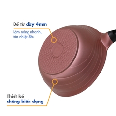 KW-26CI Chảo không dính Korea King sâu, đường kính 26cm, đáy màu xanh - Hàng chính hãng