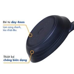 KFP-20,26,30CI Bộ combo chảo cạn Colormic Korea King size 20,26,30cm-Màu Xanh