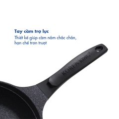 KW-24,26,28CI Bộ combo chảo lòng sâu Colormic Korea King size 24,26,28cm-Màu Xanh