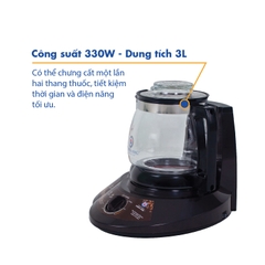 KMP-7000G Siêu sắc thuốc Korea King (220V/50HZ, 3000ML, 330W)