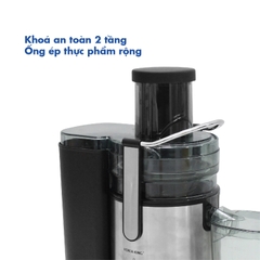 Máy ép trái cây Korea King PJ-800BS (điện áp 220V/50Hz, công suất 800W, 2 tốc độ ép)