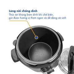 Nồi áp suất Korea King PEPC - 60STSN (220V/50HZ, công suất 1,000W, dung tích 6,0L)