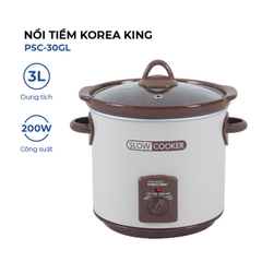 PSC-30GL Nồi tiềm Korea King (220 V/50Hz, 200 W, 3.0L ) - Hàng chính hãng