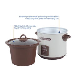 PSC-30GL Nồi tiềm Korea King (220 V/50Hz, 200 W, 3.0L ) - Hàng chính hãng