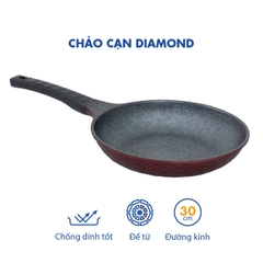 KFP-30DI  Chảo cạn không dính Diamond Premium Korea King (đường kính 30cm)-Hàng chính hãng
