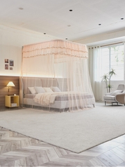 Mùng ngủ không khoan tường điều chỉnh được chiều cao , dây kéo ròng rọc , hàng nhập khẩu nguyên bộ ,mẫu mới