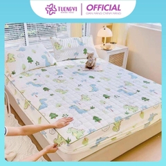 Bộ ga gối đũi xơ đậu 3 MÓN