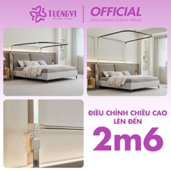 Mùng ngủ không khoan tường điều chỉnh được chiều cao , dây kéo ròng rọc , hàng nhập khẩu nguyên bộ ,mẫu mới