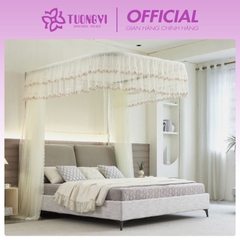 Mùng ngủ không khoan tường điều chỉnh được chiều cao , dây kéo ròng rọc , hàng nhập khẩu nguyên bộ ,mẫu mới