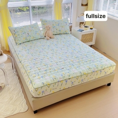 Bộ ga gối đũi xơ đậu 3 MÓN