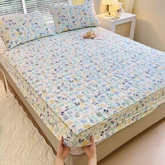 Bộ ga gối đũi xơ đậu 3 MÓN