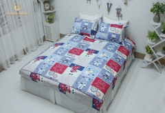 Ga gối chần chun in HT