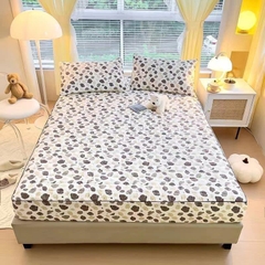 Bộ ga gối đũi xơ đậu 3 MÓN
