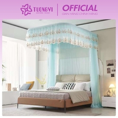 Mùng ngủ không khoan tường điều chỉnh được chiều cao , dây kéo ròng rọc , hàng nhập khẩu nguyên bộ ,mẫu mới