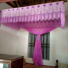 Bộ màn ngủ chống muỗi khoan tường khung vuông cố định inox, vải tuynh lạnh