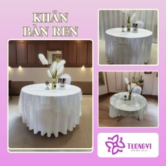 KHĂN TRẢI BÀN REN