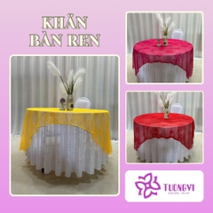 KHĂN TRẢI BÀN REN