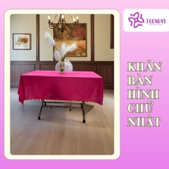 Khăn trải bàn thun chéo