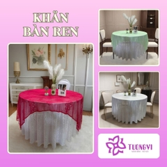 KHĂN TRẢI BÀN REN