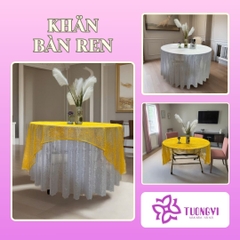 KHĂN TRẢI BÀN REN