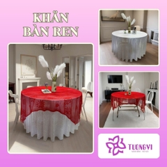 KHĂN TRẢI BÀN REN