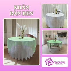 KHĂN TRẢI BÀN REN